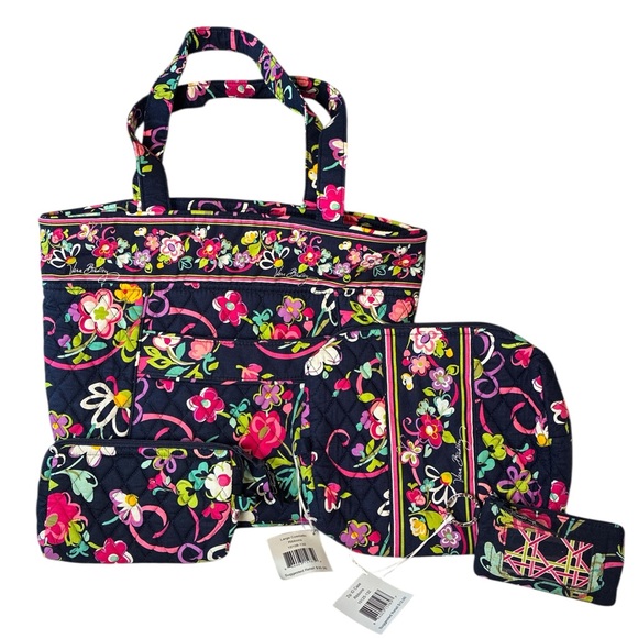 Vera Bradley Handbags - NWT Vera Bradley Collection - Ribbons - 4 Piece Set